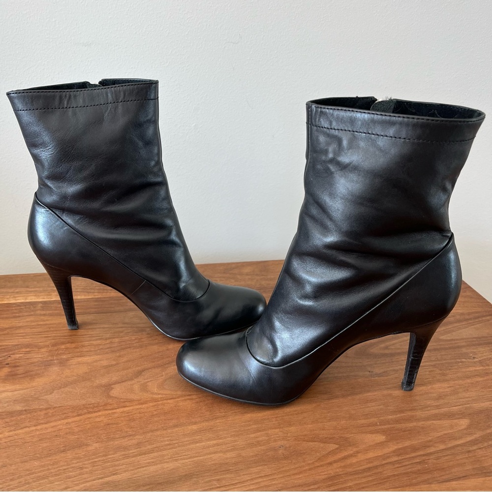 COACH: Bethie Smooth Nappa Ankle Zip Boots: Black: Women's Size 8.5 - Picture 4 of 15